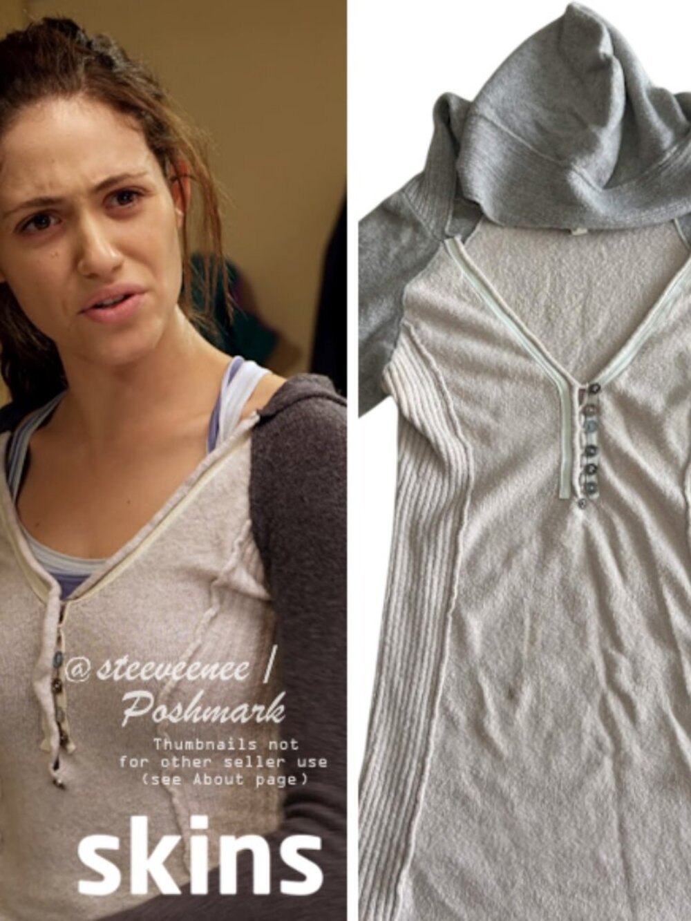 We The Free Hooded Raglan Sweater ALT Fiona Gallagher / Aria Montgomery